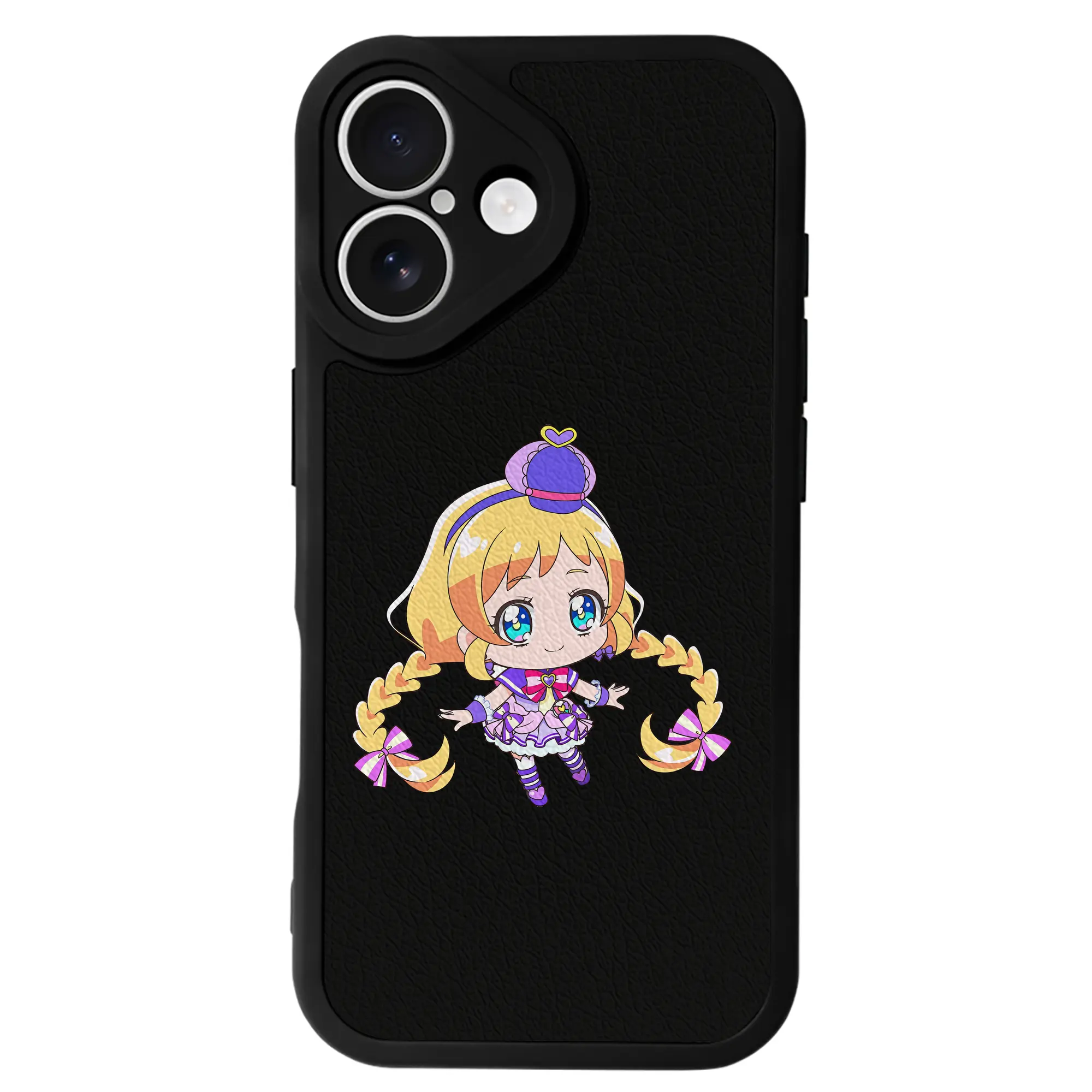 わんだふるぷりきゅあ グッズ 犬飼いろは - IPhone 16シリーズ対応 ・ シリコンスマホケース ・ レザー調 ・ 高精度フィット ・ 耐衝撃 ・ ワイヤレス充電対応 ・ 精密カット